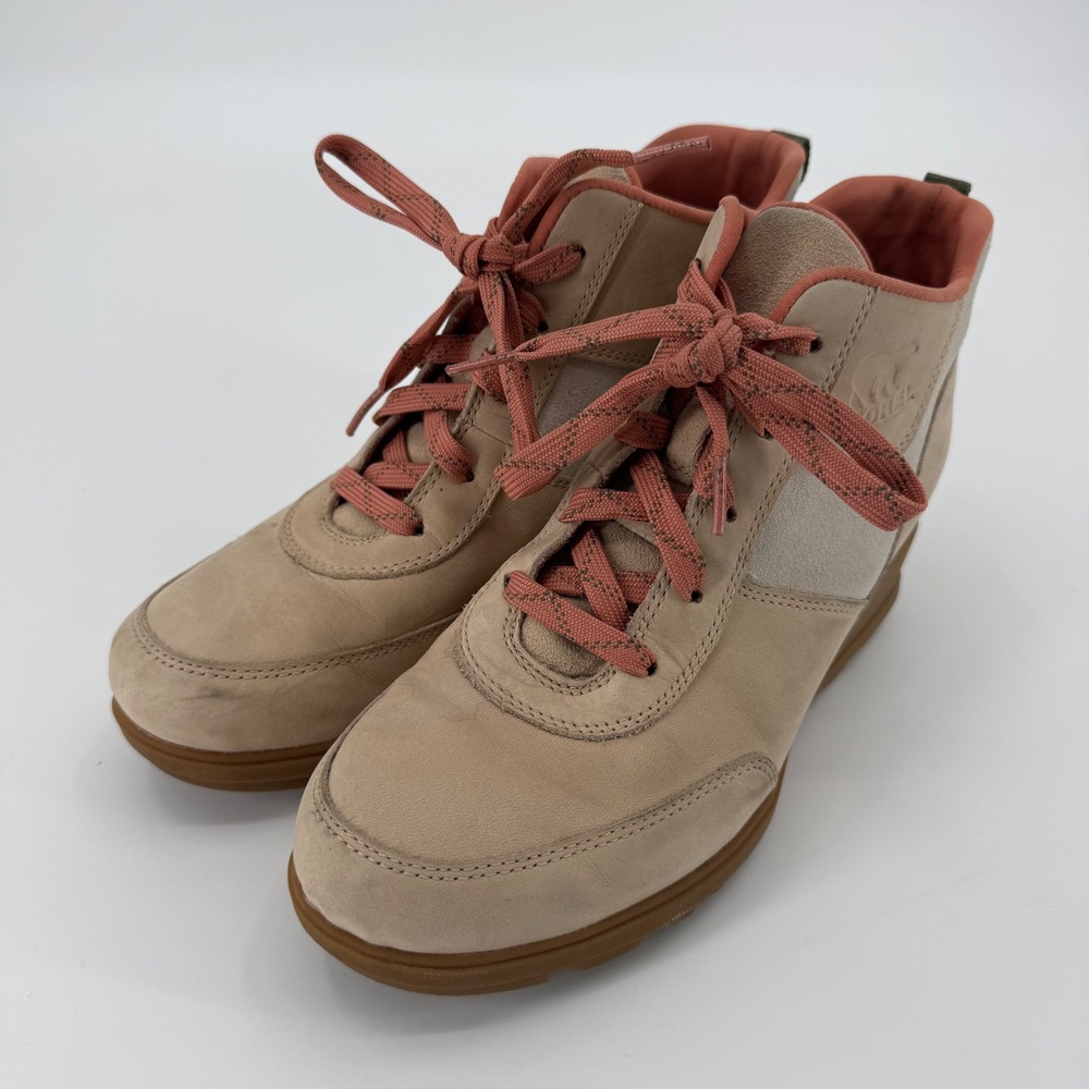 Sorel Womens‎ Evie Sport Wedge Ankle Boots Size 9 Wedge Heel Waterproof Suede